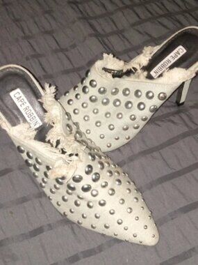 Cape Robbin stiletto blue jean heels